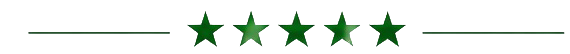 Five star rating badge