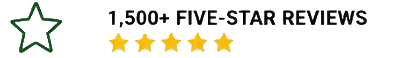 1,500+ Five-Star Reviews