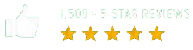1,500+ 5-Star Reviews