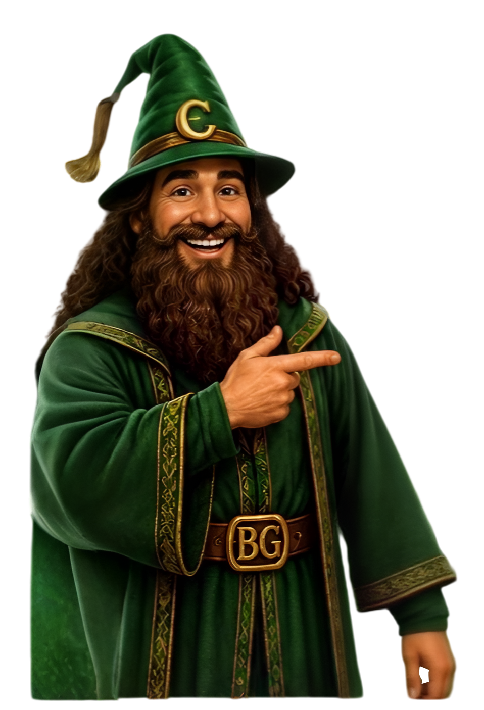 Basement Gurus wizard mascot