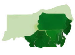 PA DE NJ MD service area map