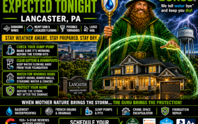 When Storms Hit Lancaster, PA: How to Protect Your Basement Before, During, and After