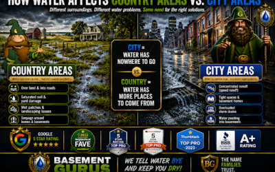 Why Basement Waterproofing in Philadelphia, PA Depends on Where Your Water Is Coming From